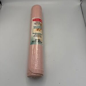 Vintage Rubbermaid Safti-Grip Bath Mat Pink Medium 14x28 390 Suction Cups 7041